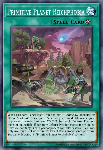 Primitive Planet Reichphobia Collector's Rare RA02-EN067 25th Anniversary Rarity Collection II Yugioh card
