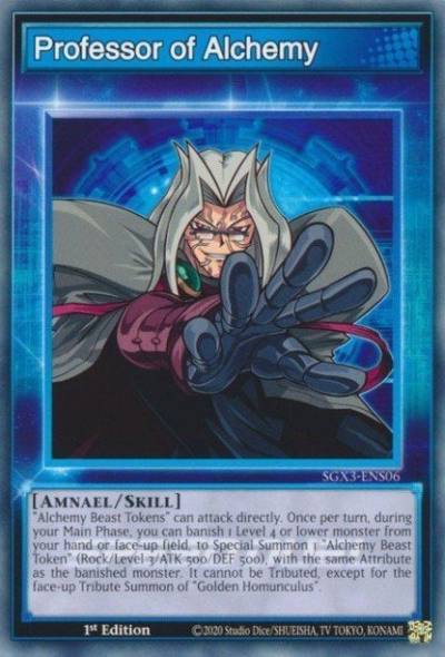 Professor of Alchemy Common SGX3-ENS06 Speed Duel GX Duelists of Shadows Yugioh card