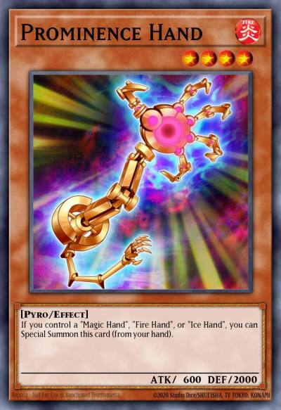 Prominence Hand Super Rare DRLG-EN048 Dragons of Legend Yugioh card