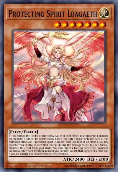 Protecting Spirit Loagaeth Starlight Rare DAMA-EN025 Dawn of Majesty Yugioh card