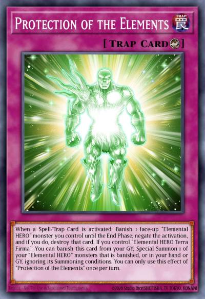 Protection of the Elements Ultra Rare BLMR-EN038 Battles of Legend Monstrous Revenge Yugioh card