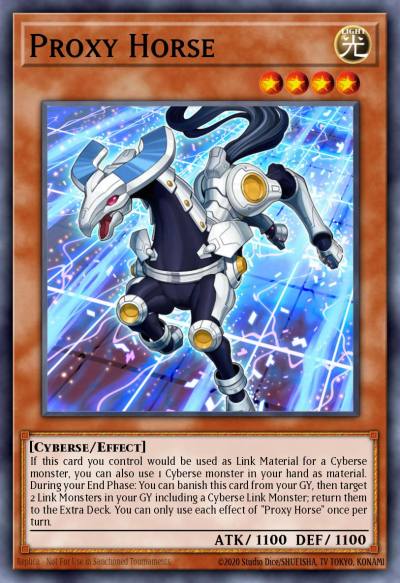 Proxy Horse Ultra Rare GFP2-EN040 Ghosts From the Past The 2nd Haunting Yugioh card