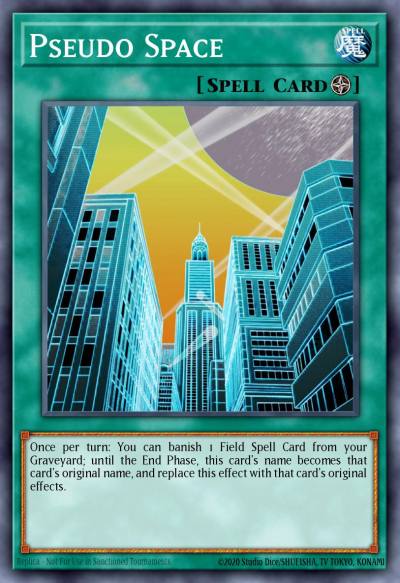 Pseudo Space Rare ANPR-EN087 Ancient Prophecy Yugioh card