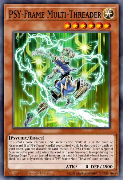 PSY-Frame Multi-Threader Common MP17-EN143 2017 Mega-Tin Mega Pack Yugioh card