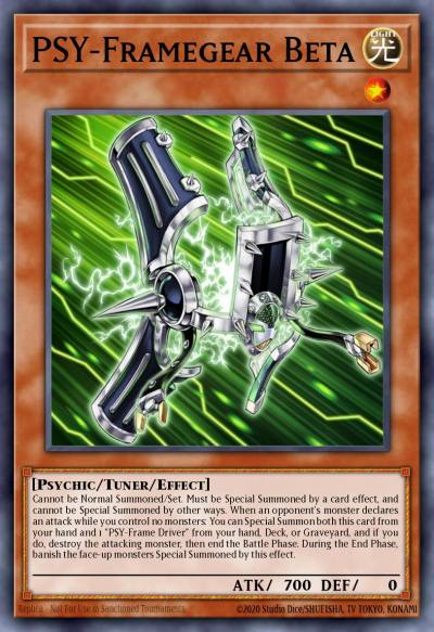 PSY-Framegear Beta Ultra Rare HSRD-EN030 High-Speed Riders Yugioh card