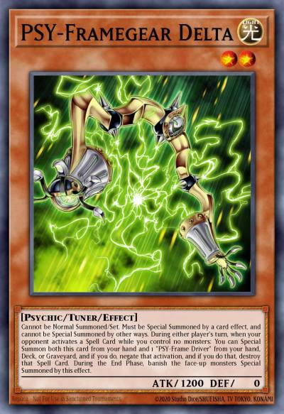 PSY-Framegear Delta Rare HSRD-EN032 High-Speed Riders Yugioh card