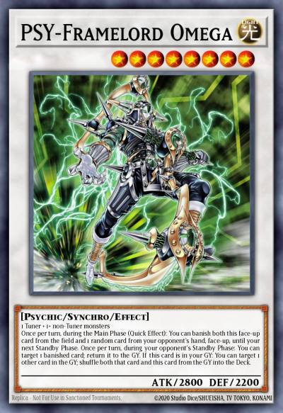 PSY-Framelord Omega Collector's Rare RA02-EN028 25th Anniversary Rarity Collection II Yugioh card