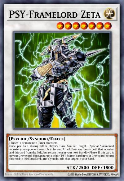 PSY-Framelord Zeta Super Rare HSRD-EN034 High-Speed Riders Yugioh card