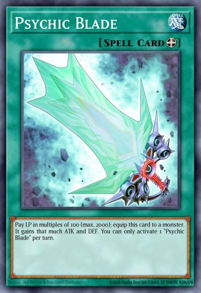 Psychic Blade Common MP16-EN150 2016 Mega-Tin Mega Pack Yugioh card