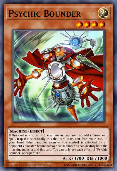 Psychic Bounder Super Rare LED7-EN032 Legendary Duelists Rage of Ra Yugioh card