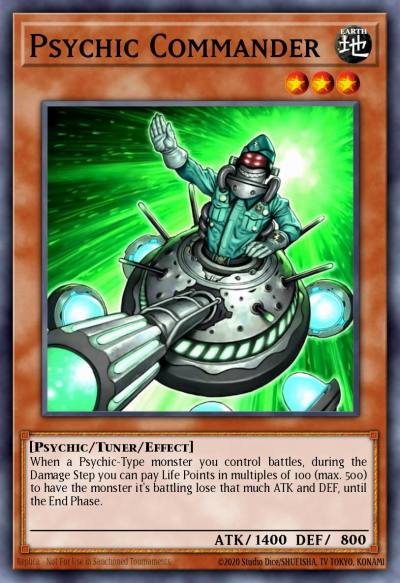 Psychic Commander Common TDGS-EN020 The Duelist Genesis Yugioh card