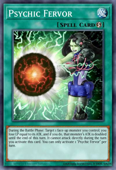 Psychic Fervor Common RIRA-EN064 Rising Rampage Yugioh card