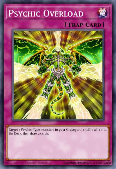 Psychic Overload Common BP03-EN207 Battle Pack 3 Monster League Yugioh card