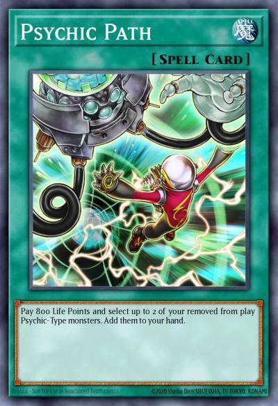 Psychic Path Common RGBT-EN058 Raging Battle Yugioh card