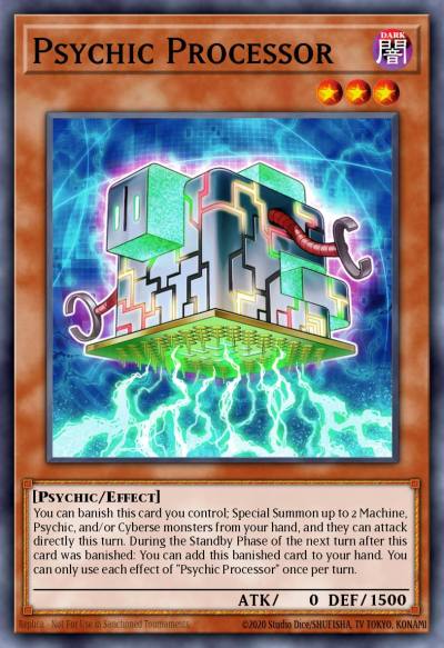 Psychic Processor Common MP25-EN326 2025 Mega-Pack Tin Yugioh card
