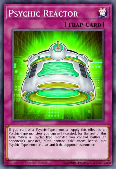 Psychic Reactor Common BP03-EN222 Battle Pack 3 Monster League Yugioh card