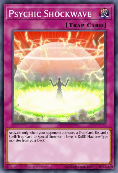 Psychic Shockwave Secret Rare EXVC-EN089 Extreme Victory Yugioh card
