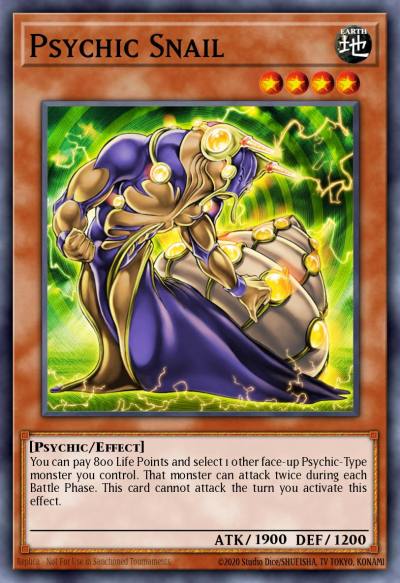Psychic Snail Common TDGS-EN021 The Duelist Genesis Yugioh card