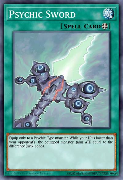 Psychic Sword Common BP03-EN163 Battle Pack 3 Monster League Yugioh card