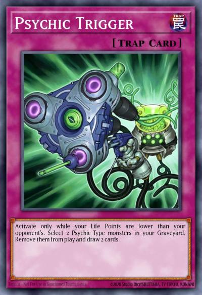 Psychic Trigger Super Rare CSOC-EN073 Crossroads of Chaos Yugioh card