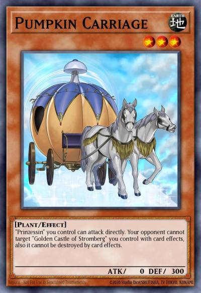 Pumpkin Carriage Ultra Rare BLRR-EN005 Battles of Legend Relentless Revenge Yugioh card