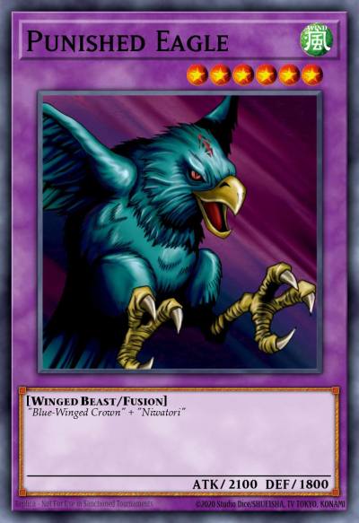 Punished Eagle Common MRD-100 Metal Raiders Yugioh card
