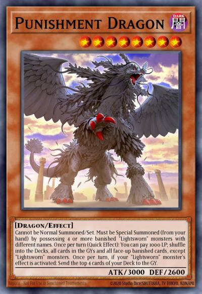 Punishment Dragon Ultra Rare COTD-EN028 Code of the Duelist Yugioh card