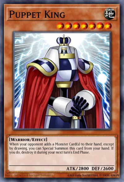 Puppet King Secret Rare CRMS-EN093 Crimson Crisis Yugioh card
