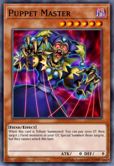 Puppet Master Super Rare CSOC-EN090 Crossroads of Chaos Yugioh card