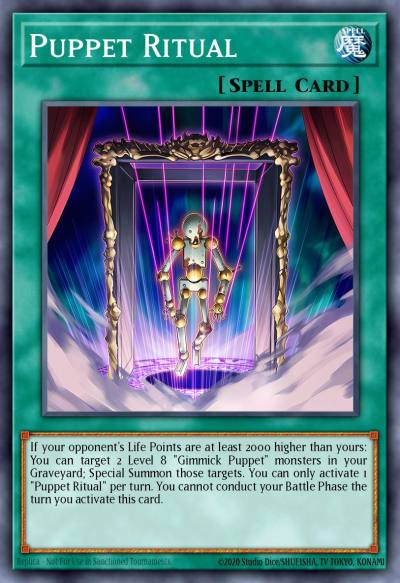 Puppet Ritual Super Rare NUMH-EN054 Number Hunters Yugioh card