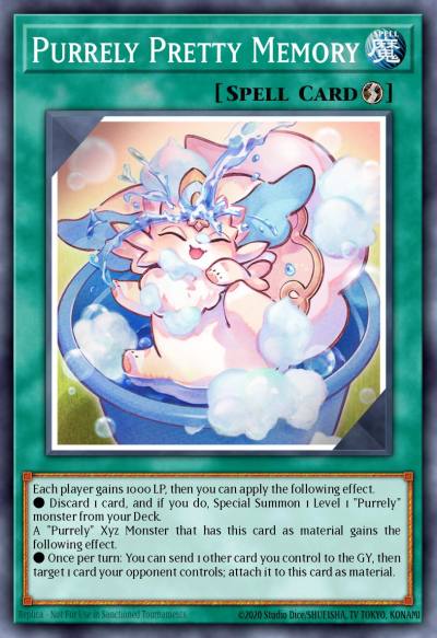 Purrely Pretty Memory Collector's Rare RA02-EN072 25th Anniversary Rarity Collection II Yugioh card