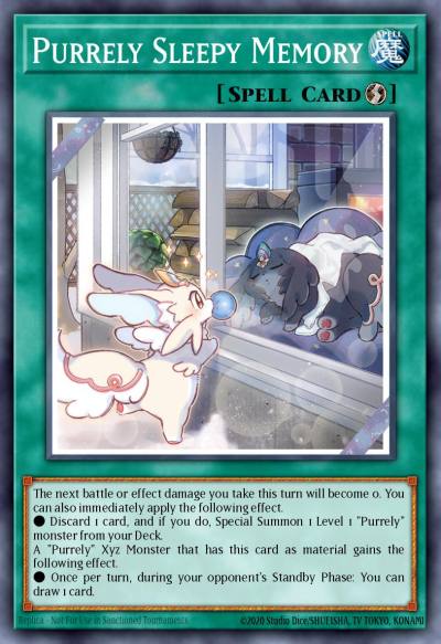 Purrely Sleepy Memory Ultra Rare MP24-EN198 25th Anniversary Tin Dueling Mirrors Yugioh card