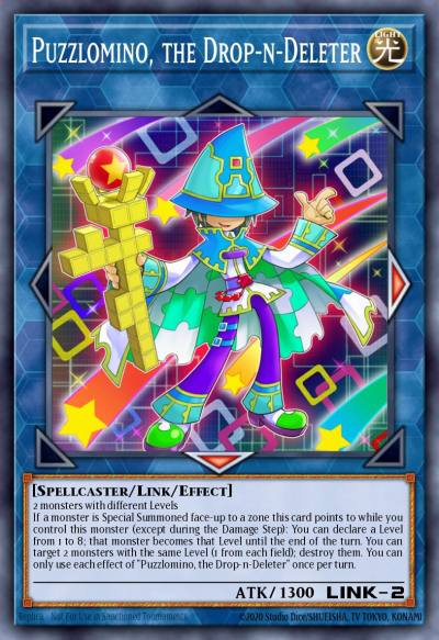 Puzzlomino the Drop-n-Deleter Common DANE-EN049 Dark Neostorm Yugioh card