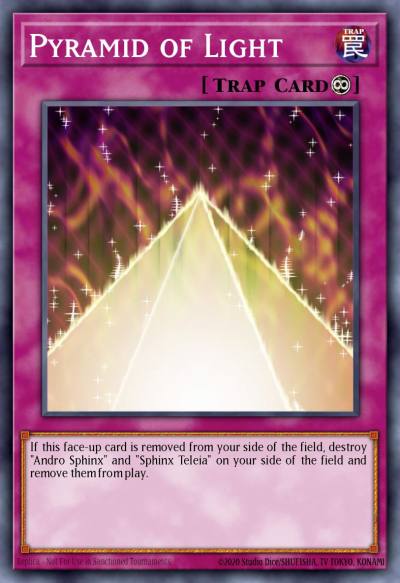 Pyramid of Light Common MOV-EN004 Movie Pack Yugioh card