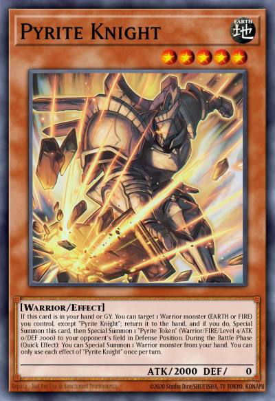 Pyrite Knight Common MP25-EN367 2025 Mega-Pack Tin Yugioh card