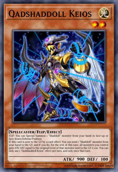 Qadshaddoll Keios Ultra Rare MP21-EN243 2021 Tin of Ancient Battles Yugioh card