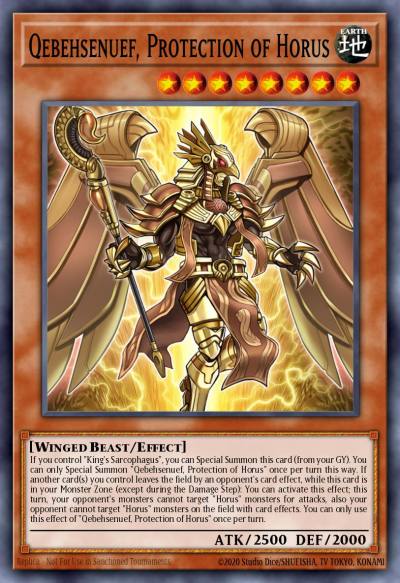 Qebehsenuef Protection of Horus Ultra Rare MP24-EN235 25th Anniversary Tin Dueling Mirrors Yugioh card