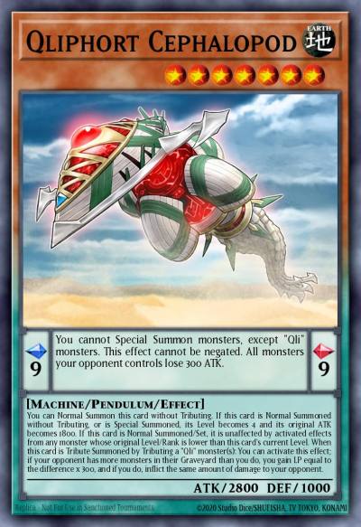 Qliphort Cephalopod Super Rare SECE-EN021 Secrets of Eternity Yugioh card