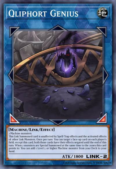 Qliphort Genius Ultra Rare DUPO-EN095 Duel Power Yugioh card