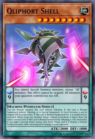 Qliphort Shell Rare NECH-EN025 The New Challengers Yugioh card