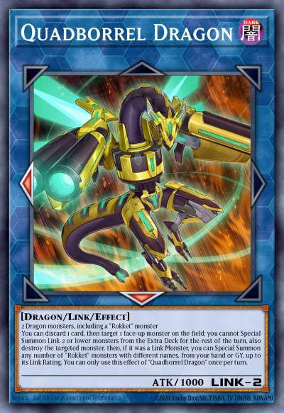 Quadborrel Dragon Rare MZMU-EN108 Maze of Muertos Yugioh card