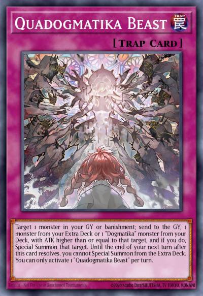 Quadogmatika Beast Common OP30-EN026 OTS Tournament Pack 30 Yugioh card
