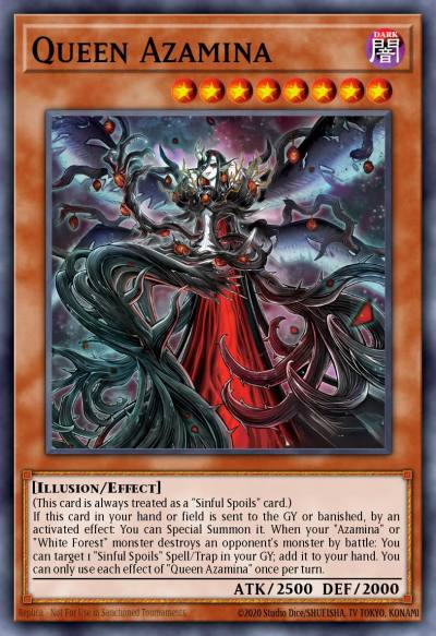Queen Azamina Quarter Century Secret Rare SUDA-EN009 Supreme Darkness Yugioh card