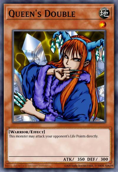 Queens Double Short Print MRD-051 Metal Raiders Yugioh card