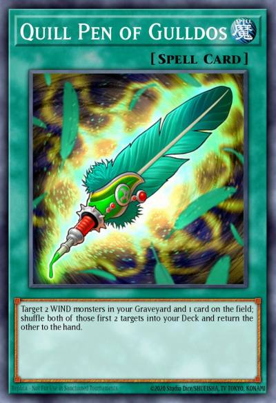 Quill Pen of Gulldos Super Rare GENF-EN058 Generation Force Yugioh card
