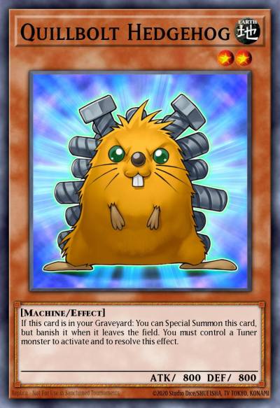 Quillbolt Hedgehog Common STAS-EN031 2-Player Starter Set Yugioh card