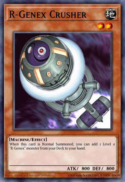 R-Genex Crusher Duel Terminal Normal Parallel Rare DT03-EN023 Duel Terminal 3 Yugioh card