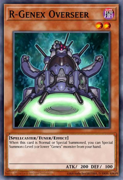 R-Genex Overseer Duel Terminal Rare Parallel Rare DT03-EN022 Duel Terminal 3 Yugioh card