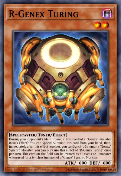 R-Genex Turing Ultra Rare BLTR-EN012 Battles of Legend Terminal Revenge Yugioh card