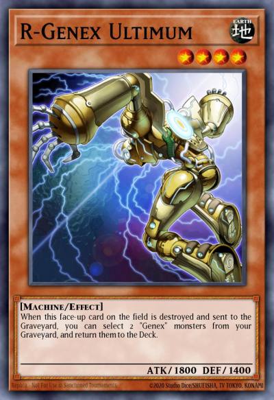 R-Genex Ultimum Duel Terminal Rare Parallel Rare DT03-EN075 Duel Terminal 3 Yugioh card